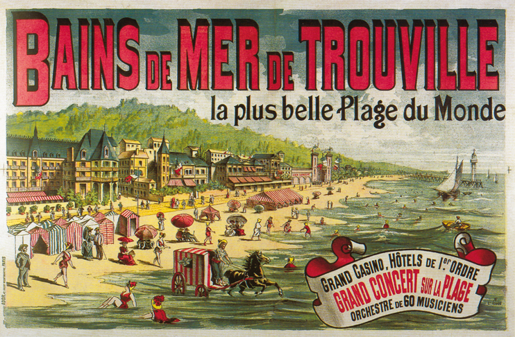 Trouville &agrave; travers les affiches et images anciennes