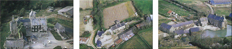 Trois ch&acirc;teaux et manoirs de la r&eacute;gion Barneville/Bricquebec