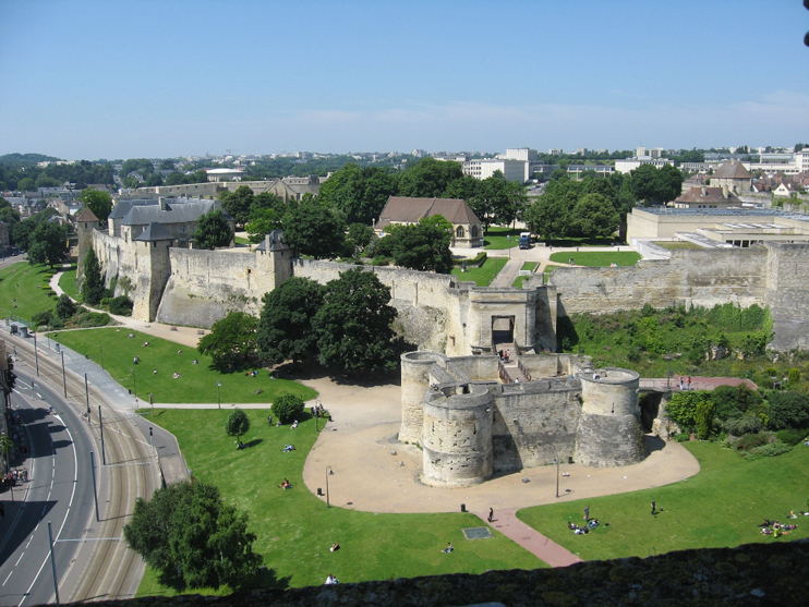 Le ch&acirc;teau de Caen - 1ere partie