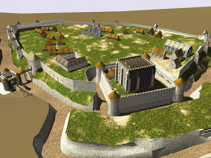 Histoire du ch&acirc;teau de Caen - 2e partie