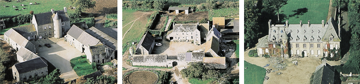 Ch&acirc;teau et manoirs du Val de Saire - communes de la Pernelle, N&eacute;ville et Cosqueville
