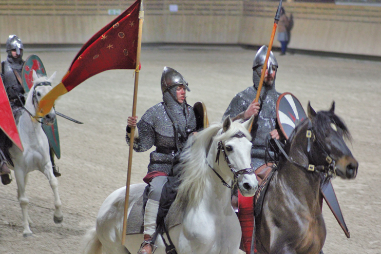 Chevauch&eacute;e m&eacute;di&eacute;vale - Des chevaliers normands &agrave; Deauville