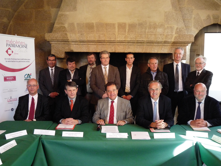 Le 10e club de m&eacute;c&egrave;nes de la Fondation du patrimoine est bas-normand !