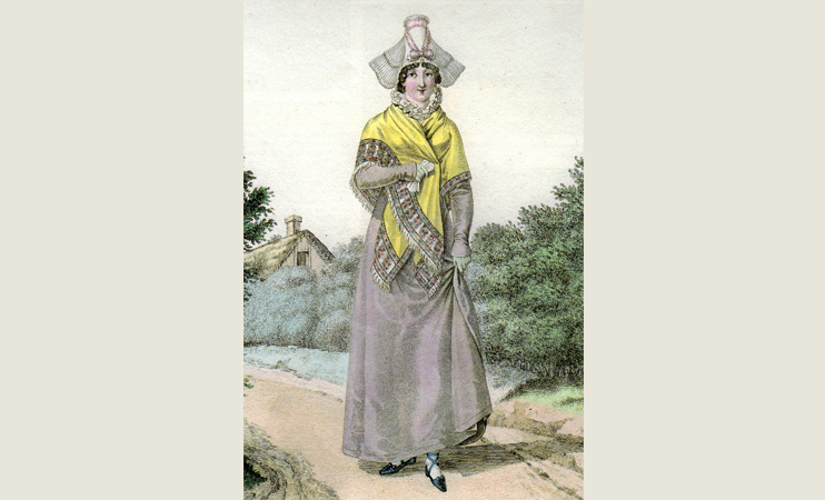 Coiffes et costume normand : le costume de Pont-l'&Eacute;v&ecirc;que