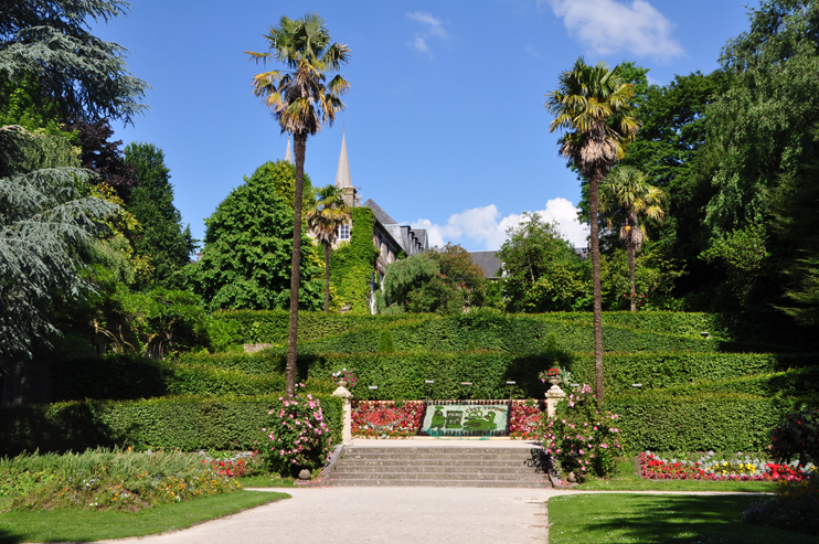 Jardin des plantes de Coutances - l&rsquo;&eacute;clectisme du Second Empire