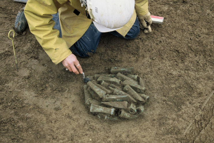 D&eacute;p&ocirc;ts d&rsquo;objets en bronze dans la Manche - &Acirc;ges du Bronze et du Fer