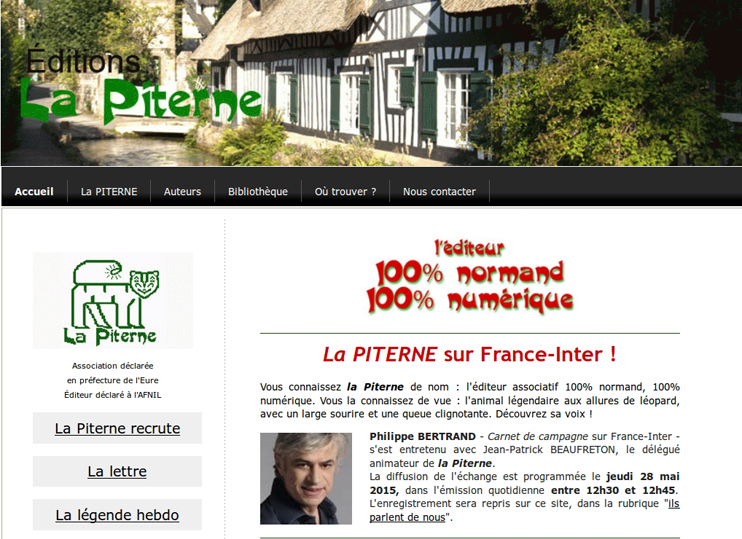 Du c&ocirc;t&eacute; du Net normand : www.la-piterne.fr