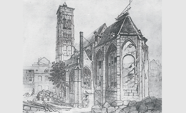 Rouen disparu : l'&eacute;glise Saint-Andr&eacute;