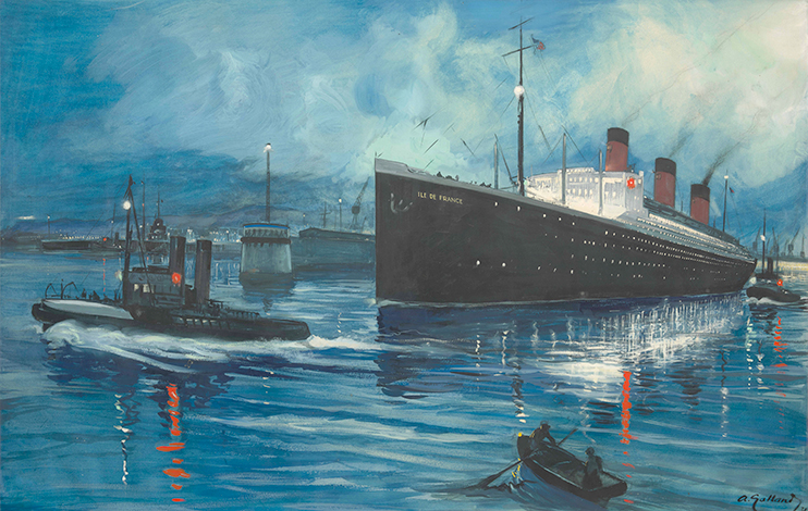Exposition &laquo; Paquebots 1913-1942 &ndash; Une esth&eacute;tique transatlantique &raquo;