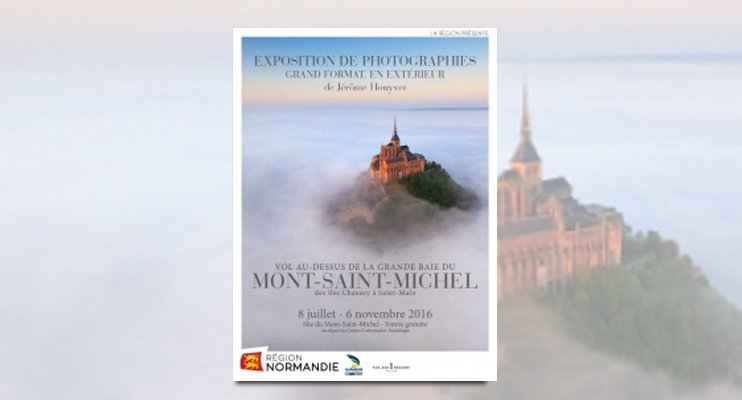 Exposition &laquo; Vol au-dessus de la grande baie du Mont-Saint-Michel &raquo;