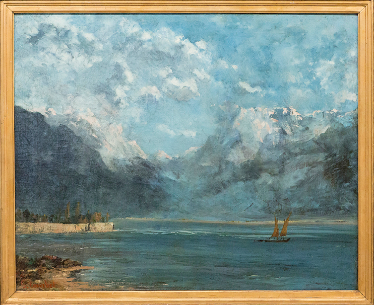 Un tableau de Courbet pass&eacute; aux rayons X !