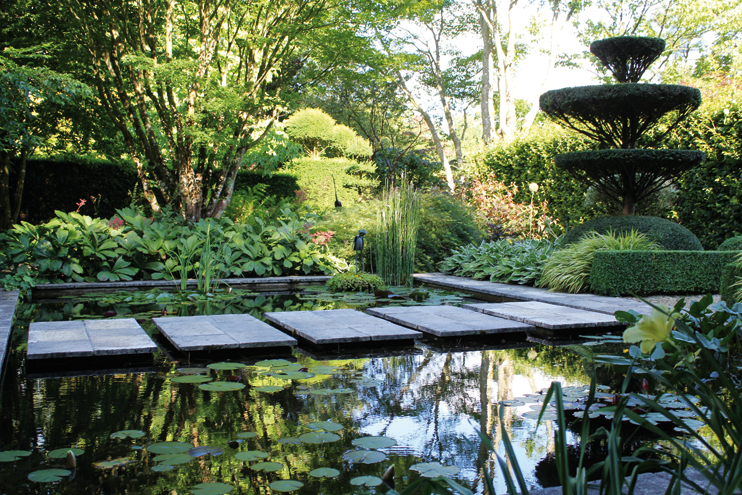 Jardins de Plantbessin &agrave; Castillon - La diversit&eacute; paysag&eacute;e
