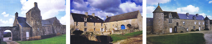 Manoir du Marais et Commanderie de Valcanville, ferme du Houguet &agrave; R&eacute;ville