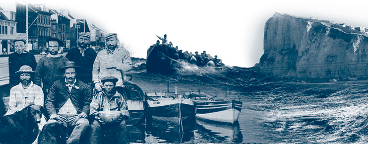 Michel de Decker - la go&eacute;lette de F&eacute;camp & L&eacute;on Lafarge d'Honfleur