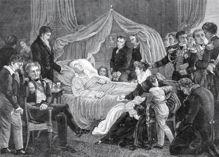 Le 5 mai 1821 - Mort de Napol&eacute;on Ier