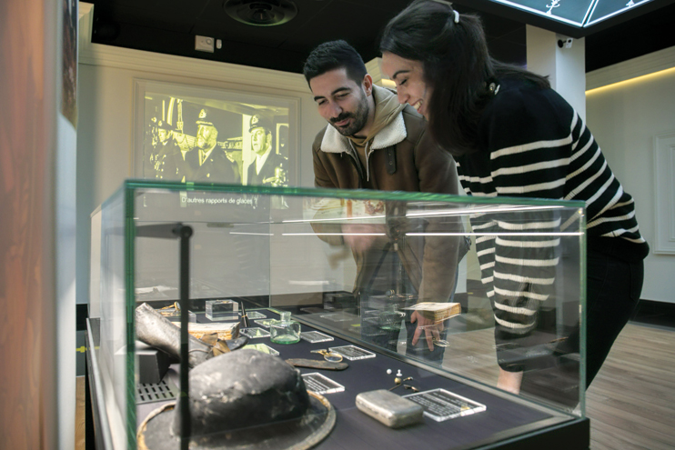 Des objets du Titanic &agrave; la Cit&eacute; de la Mer - Cherbourg