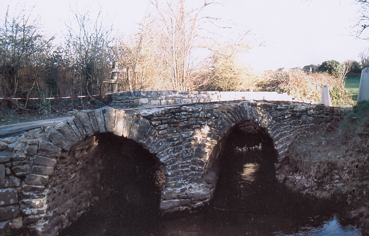La destruction du pont Barbey &agrave; Barneville-Carteret