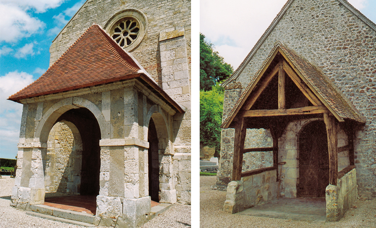 Les porches des &eacute;glises du pays d&rsquo;Auge