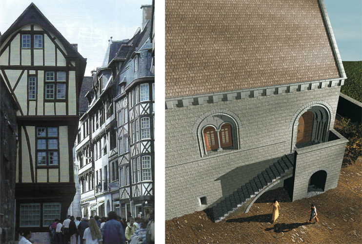 La maison rouennaise en pierre, aux XIIe et XIIIe si&egrave;cle