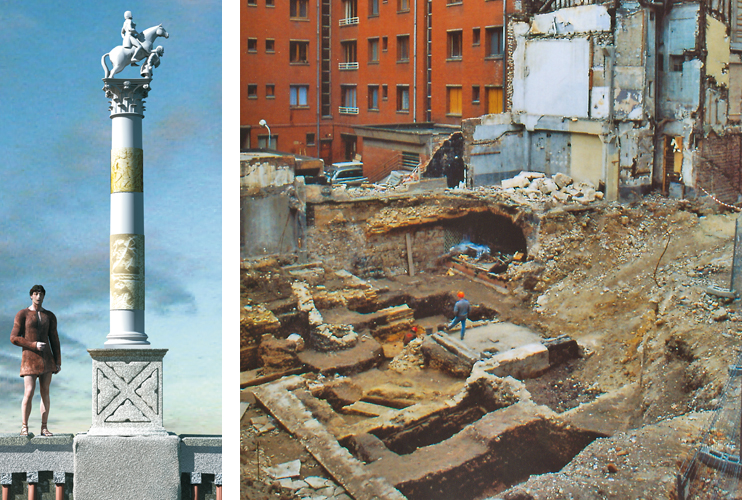 Rouen antique : une colonne d&eacute;di&eacute;e &agrave; Jupiter ?