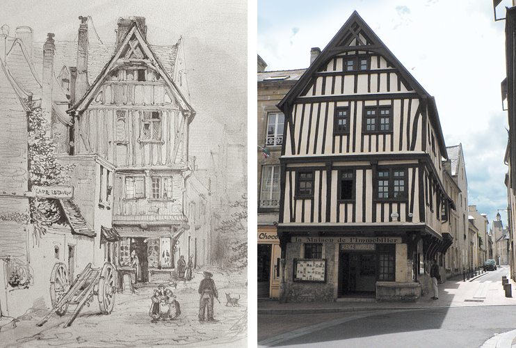 &Agrave; la d&eacute;couverte de Bayeux : rue Franche
