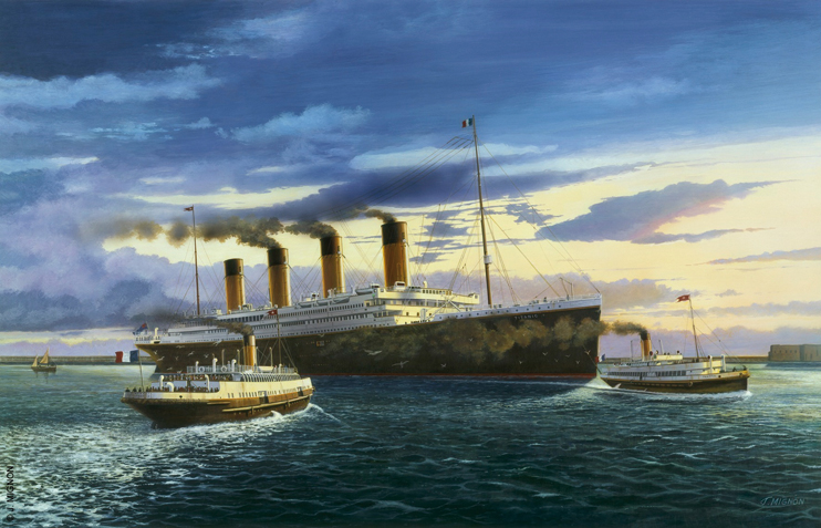 Le Titanic &agrave; Cherbourg
