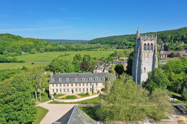 La vall&eacute;e du Bec, &eacute;crin pr&eacute;serv&eacute; de l&rsquo;abbaye du Bec-Hellouin