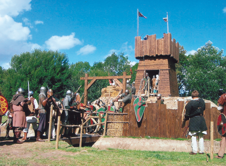 Sixi&egrave;me village viking de la ville d&rsquo;Eu